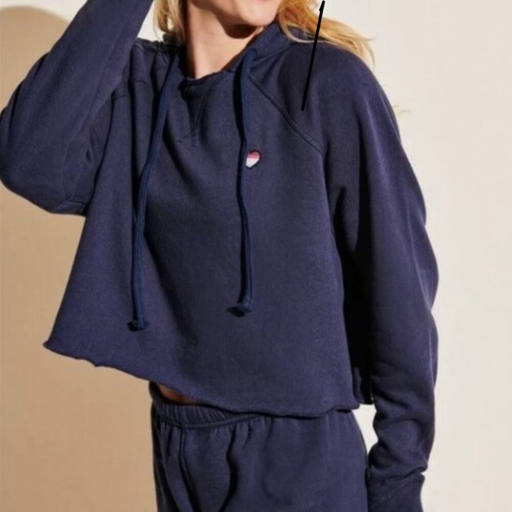 SPIRITUAL GANGSTER X PELOTON Cropped Hoodie Sweatshirt